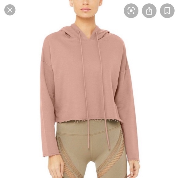 Alo Yoga Box Hoodie Smokey Quartz - Picture 7 of 8